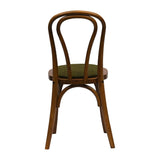 HX833 Hoop Back Dining Chair in Weathered Oak with Shetland Forest Seat (Pack of 2)