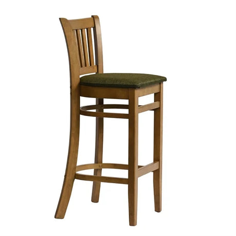 HX868 Manhattan Bar Chair in Weathered Oak with Shetland Forest Seat