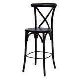 HX870 Bristol Bar Chair in Dark Walnut