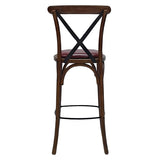 HX889 Bristol Bar Chair in Vintage with Bison Bordeaux Seat