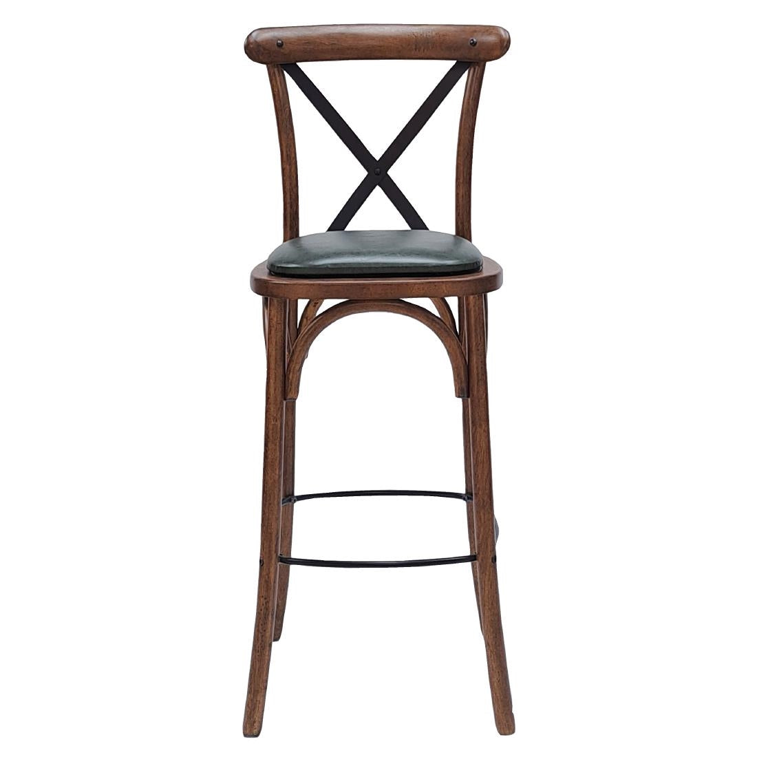HX890 Bristol Bar Chair in Vintage with Bison Cedar Seat