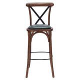 HX890 Bristol Bar Chair in Vintage with Bison Cedar Seat