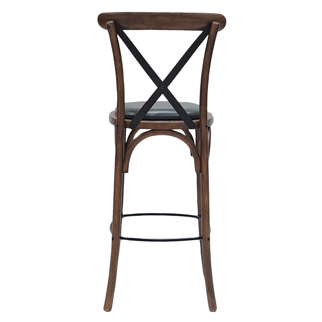 HX890 Bristol Bar Chair in Vintage with Bison Cedar Seat