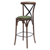 HX892 Bristol Bar Chair in Vintage with Shetland Forest Seat