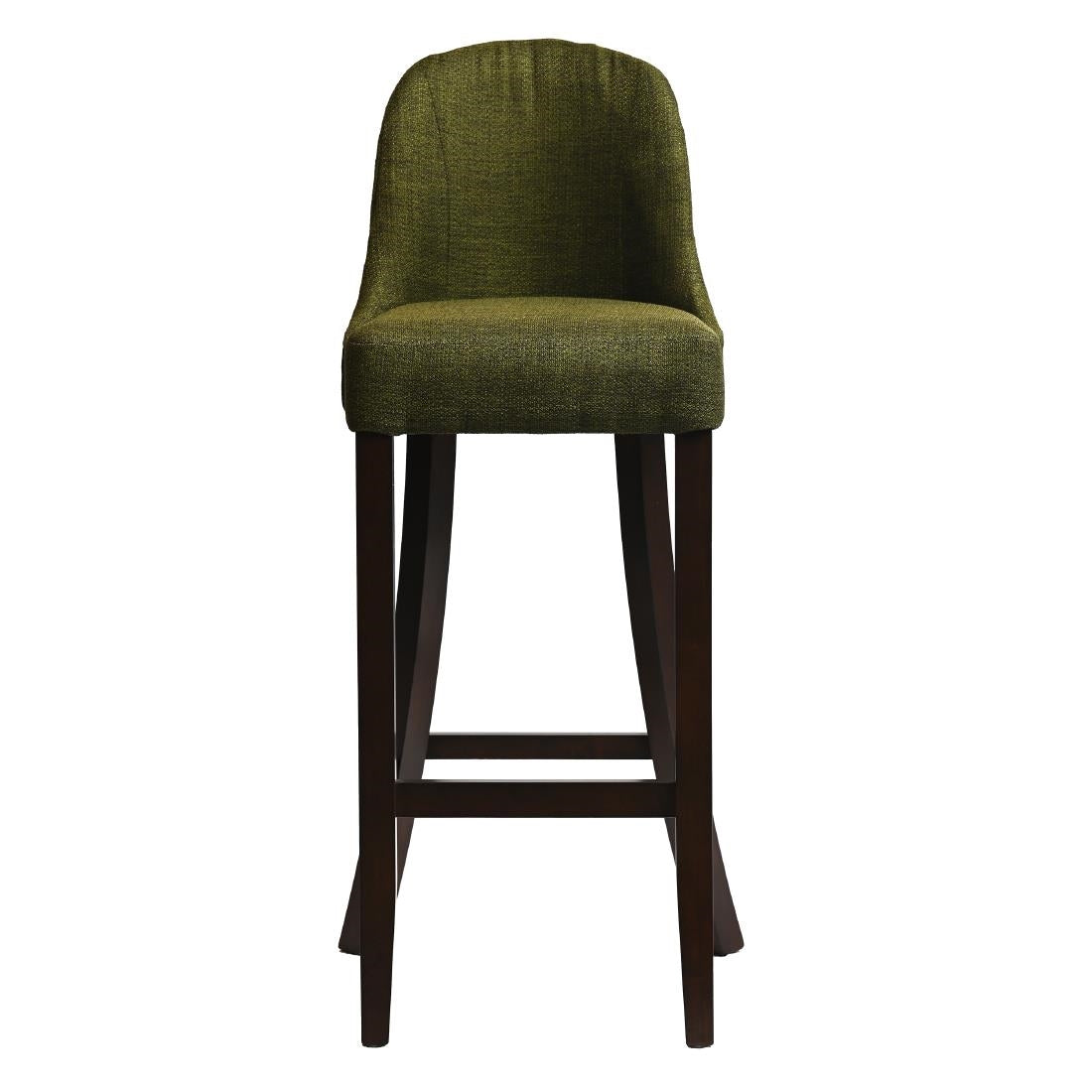 HX899 Kilsby Bar Chair in Dark Walnut with Shetland Forest Seat