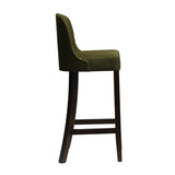 HX899 Kilsby Bar Chair in Dark Walnut with Shetland Forest Seat
