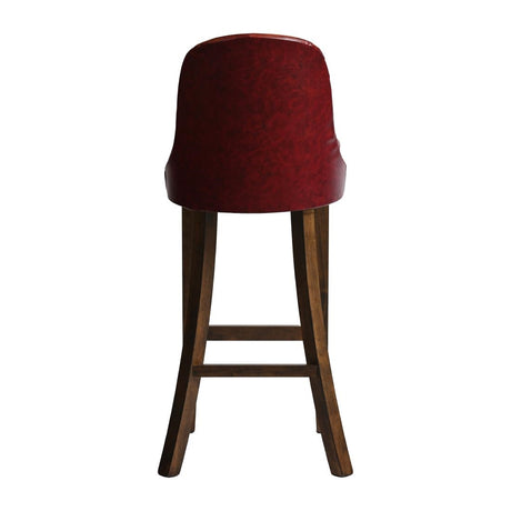HX903 Kilsby Bar Chair in Vintage with Bison Bordeaux Seat