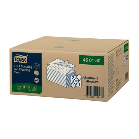 HX955 Tork 2in1 Scouring and Cleaning Cloths (Pack of 360)