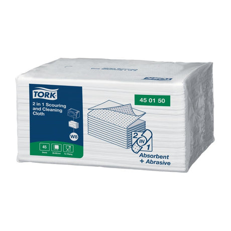 HX955 Tork 2in1 Scouring and Cleaning Cloths (Pack of 360)