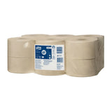HX959 Tork Natural Mini Jumbo Toilet Roll Advanced T2 170m (Pack of 12) - 120377 - JD Catering Equipments Ltd