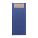 HX976 - Europochette Classic Size Marine Blue Cutlery Pouch with Kraft 2ply Napkin (500 pack) - JD Catering Equipments Ltd