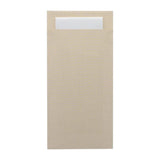 HX982 - Europochette Extra Size Champagne Cutlery Pouch with White Airlaid Napkin (200 pack) - JD Catering Equipments Ltd