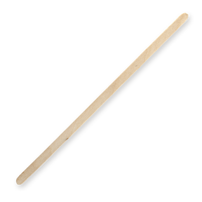Wooden Coffee Stirrers - 18cm - FSC 100% - 10,000/ctn - wood - BioPak commercial catering consumable