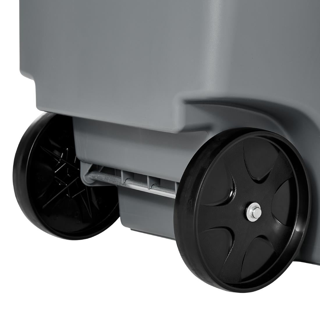 HY002 Rubbermaid Brute Rollout Container Grey 189Ltr