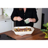 HY004 - Pyrex Ceramic Rectangular Roasting Dish 370x280mm