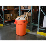 HY014 Rubbermaid BRUTE Container Hi-Visibility Orange 167Ltr