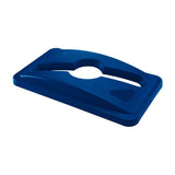 HY016 Rubbermaid Slim Jim Mixed Recycling Lid Blue