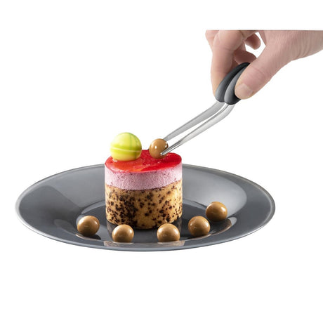 HY083 Deglon Precise Dressing Tweezers Bent 16cm