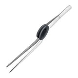 HY084 Deglon Precise Dressing Tweezers Bent 22cm - JD Catering Equipments Ltd