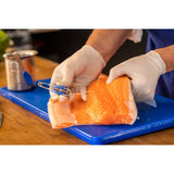 HY086 Deglon Straight Fish Bone Tweezer Bevelled Ends 12cm