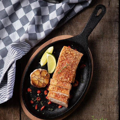 Tramontina Pre-Seasoned Cast Iron Fajita Sizzler 305x185mm