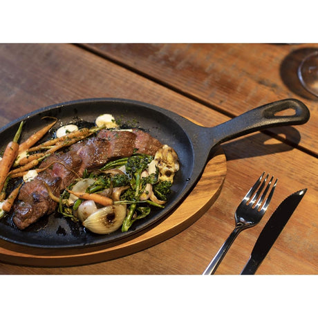 Tramontina Pre-Seasoned Cast Iron Fajita Sizzler 305x185mm