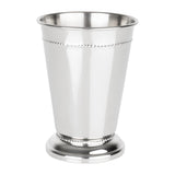 HY115 Olympia Barware Beaded Julep Cup Stainless Steel 370ml