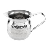 HY117 Olympia Mini Hammered Stainless Steel Milk Jug 78ml (Pack of 6)