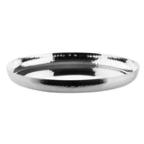 HY125 Olympia Hammered Stainless Steel Round Tray 320x35mm