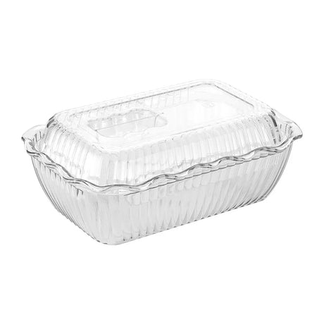 HY136 Olympia Kristallon Medium Salad Crock - Clear