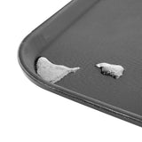 HY138 Olympia Kristallon Rectangular Tray Black Anti-Slip Fibreglass 405x560mm