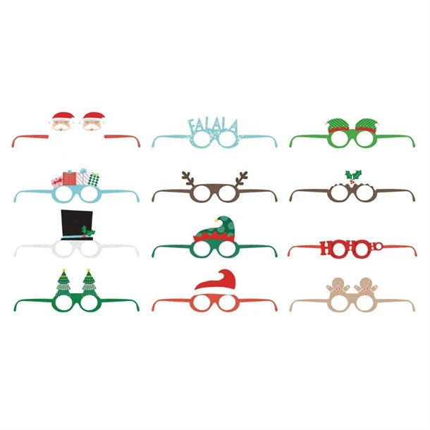 HY182 Swantex Paper Christmas Party Glasses (Pack of 144)