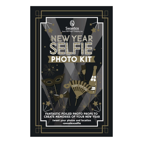 HY184 Swantex New Year Selfie Photo Kit (Pack of 8)
