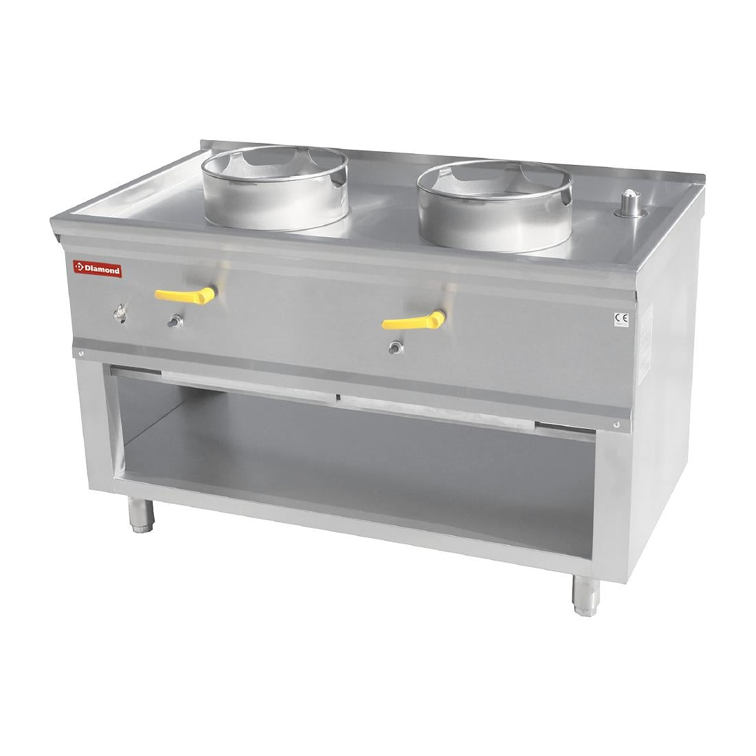 HY189 Diamond 2 Burner Wok Stove