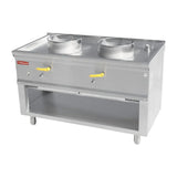 HY189 Diamond 2 Burner Wok Stove - JD Catering Equipments Ltd