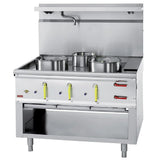 HY191 Diamond 3 Burner Wok Stove with Water Curtain - JD Catering Equipments Ltd