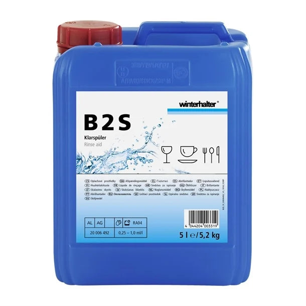 HY209 Winterhalter B2S Acidic Rinse Aid 5Ltr