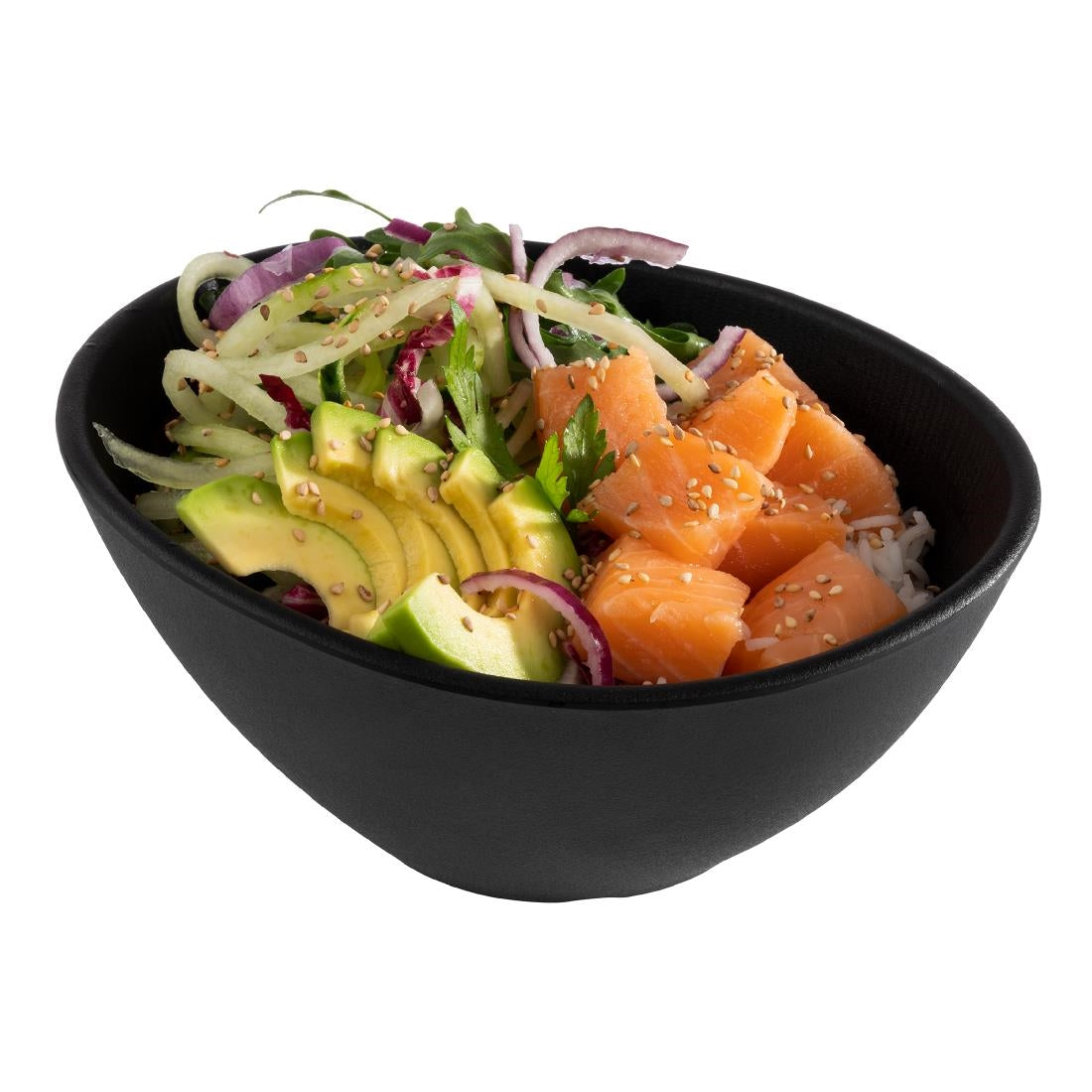 HY362 APS Nero Bowl Black 190x165x90mm