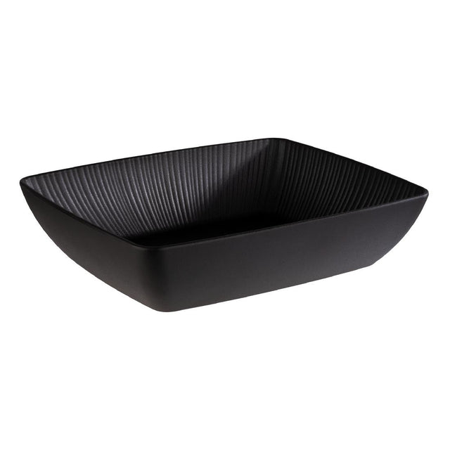 HY367 APS Nero Bowl GN 1/2 Black 325x265x75mm