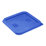 HY410 - Hygiplas Square Food Storage Container Lid Blue Small