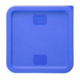 HY411 - Hygiplas Square Food Storage Container Lid Blue Medium