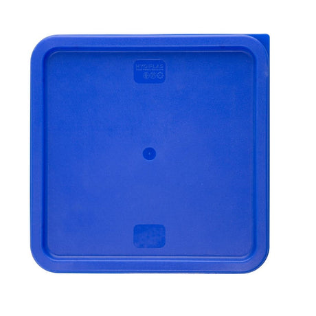 HY412 - Hygiplas Square Food Storage Container Lid Blue Large
