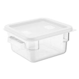 HY416 - Hygiplas Square Food Storage Container Lid White Small