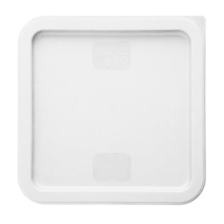 HY417 - Hygiplas Square Food Storage Container Lid White Medium