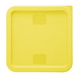 HY420 - Hygiplas Square Food Storage Container Lid Yellow Medium