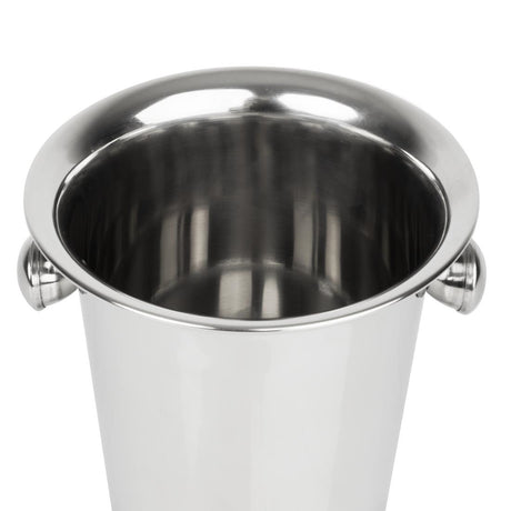 HY516 - Olympia Mini Fluted Ice Bucket Stainless Steel