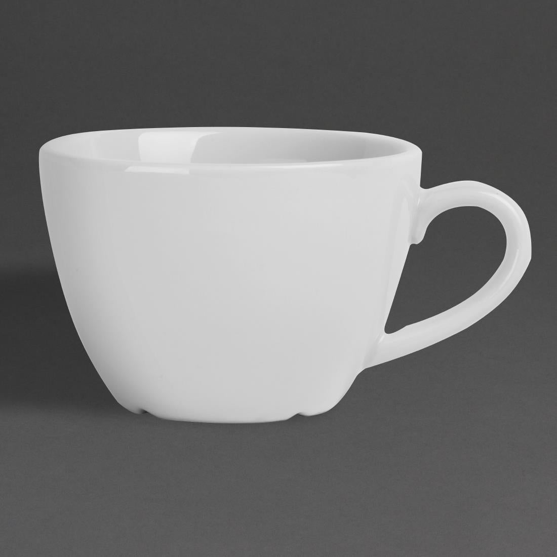 HY539 Olympia Whiteware Flat White Cup - 170ml (Box 12)