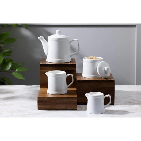 HY546 Olympia Whiteware Pier Jug - 200ml (Box 6)