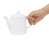 HY548 Olympia Whiteware Pier Teapot - 500ml (Box 2)