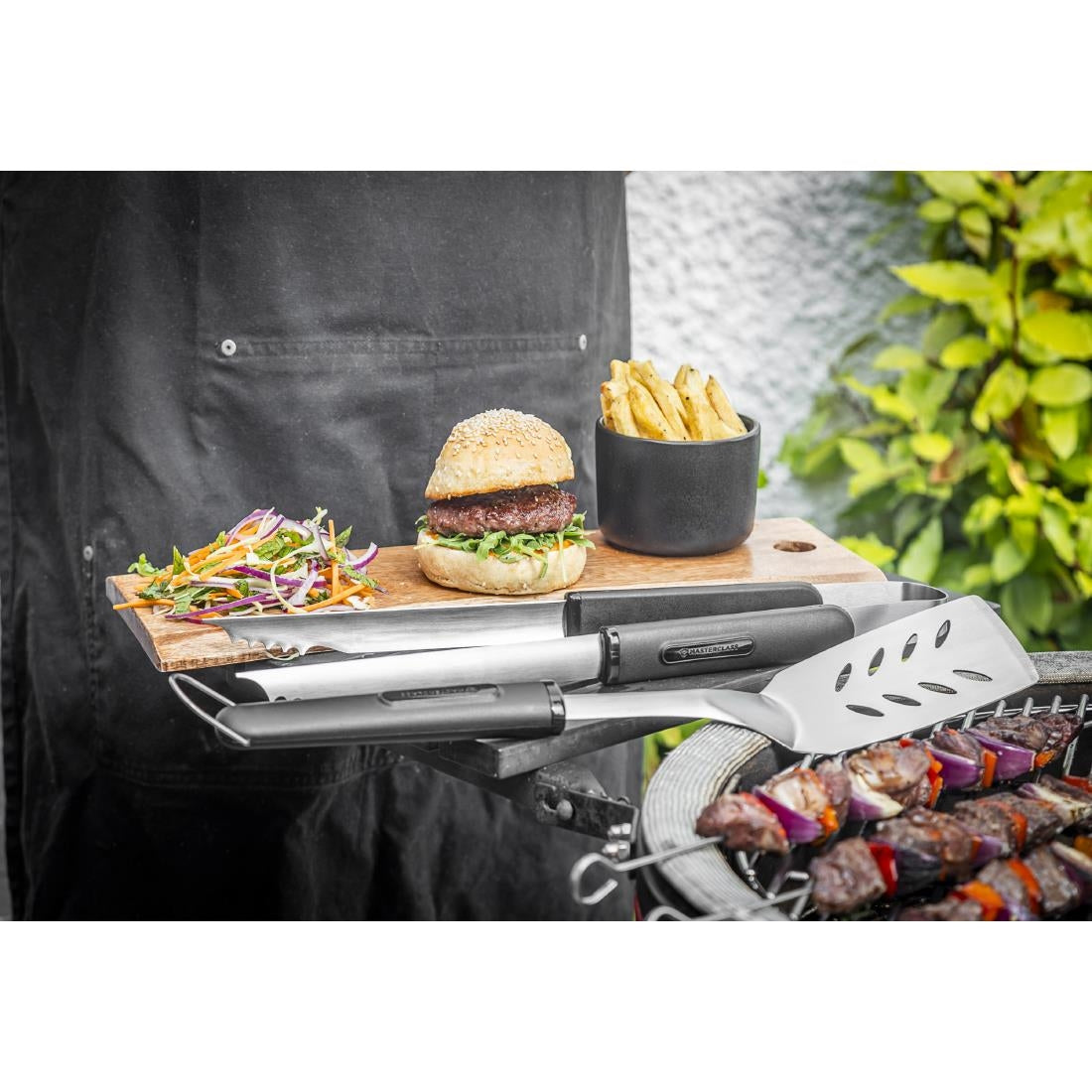 HY582 Masterclass BBQ Tong and Turner Set – supplier image 2
